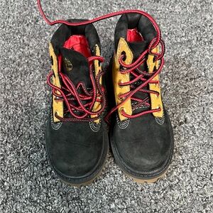 Kids Black and Tan Boots